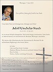 Necrologio Adolf Urscheler-Staub