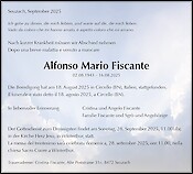 Necrologio Alfonso Mario Fiscante