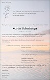 Avis de décès Martin Eichenberger
