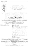Necrologio Hermann Wanzenried